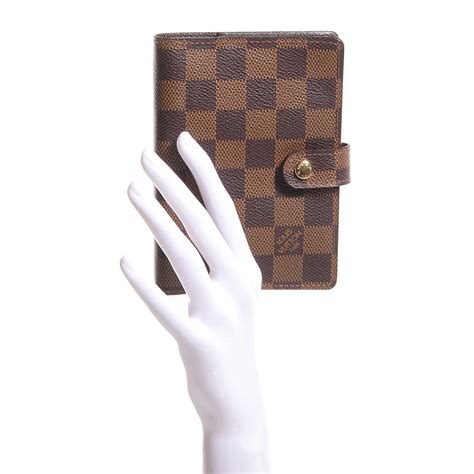 louis vuitton damier ebene small ring agenda|Small Ring Agenda Cover Damier Azur Canvas .